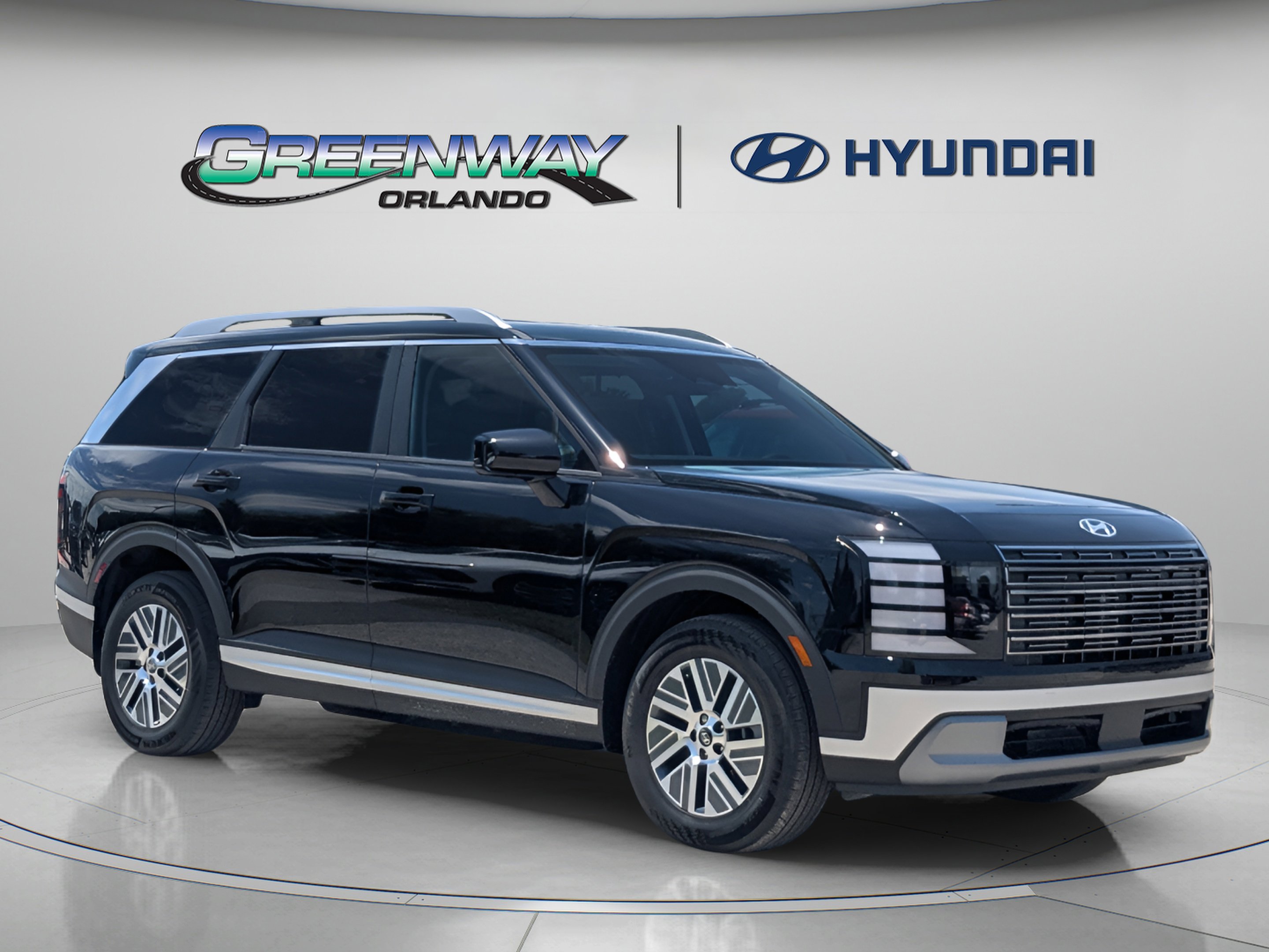 New 2026 Abyss Black Pearl Hyundai SEL 7P image 1