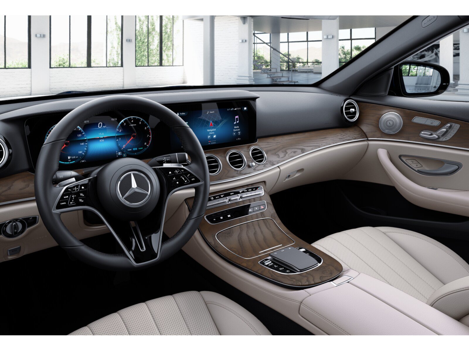 Certified Used 2023 Nautical Blue Metallic Mercedes-Benz E 350 image 33