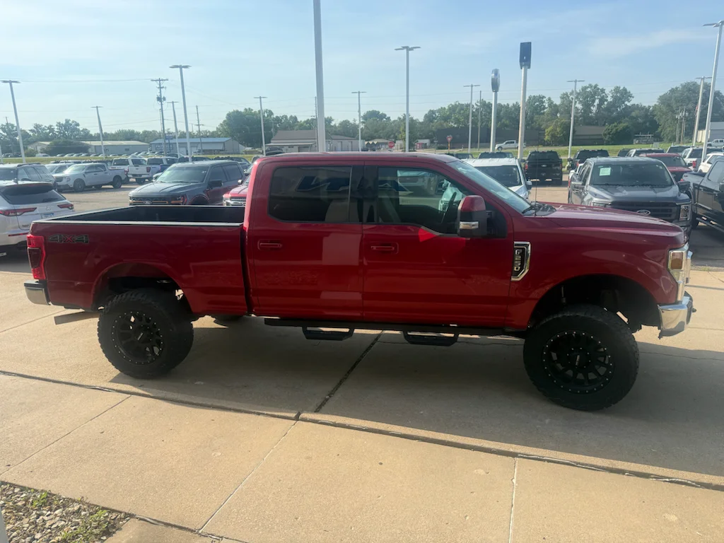 Used 2021 Rapid Red Metallic Tinted Clearcoat Ford LARIAT image 5