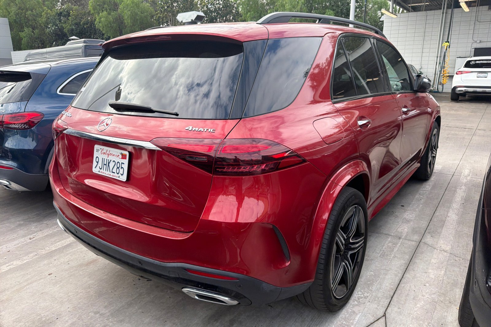 Certified Used 2024 Red Mercedes-Benz GLE 450e image 6