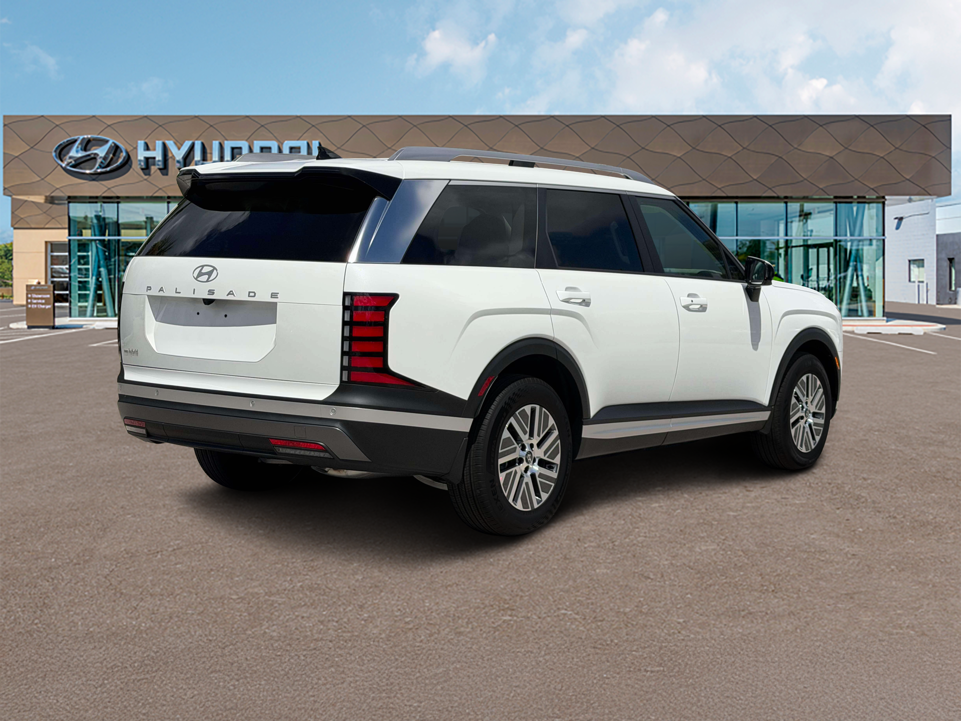 New 2027 White Hyundai Blue SEL 8P image 7