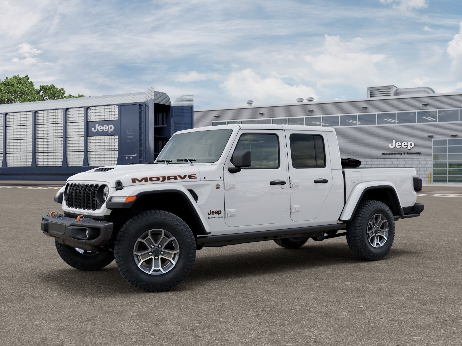 New 2027 Bright White Clear-Coat Paint Jeep Mojave X image 1