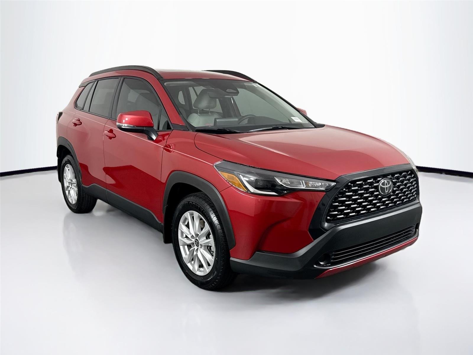 Used 2024 Barcelona Red Metallic Toyota LE image 9
