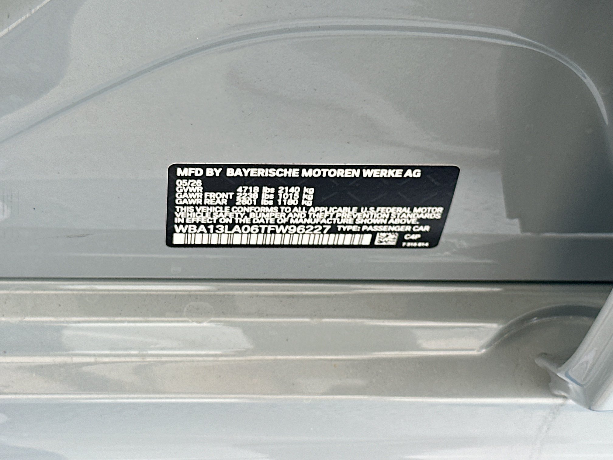 New 2026 Brooklyn Grey Metallic BMW 330i image 23