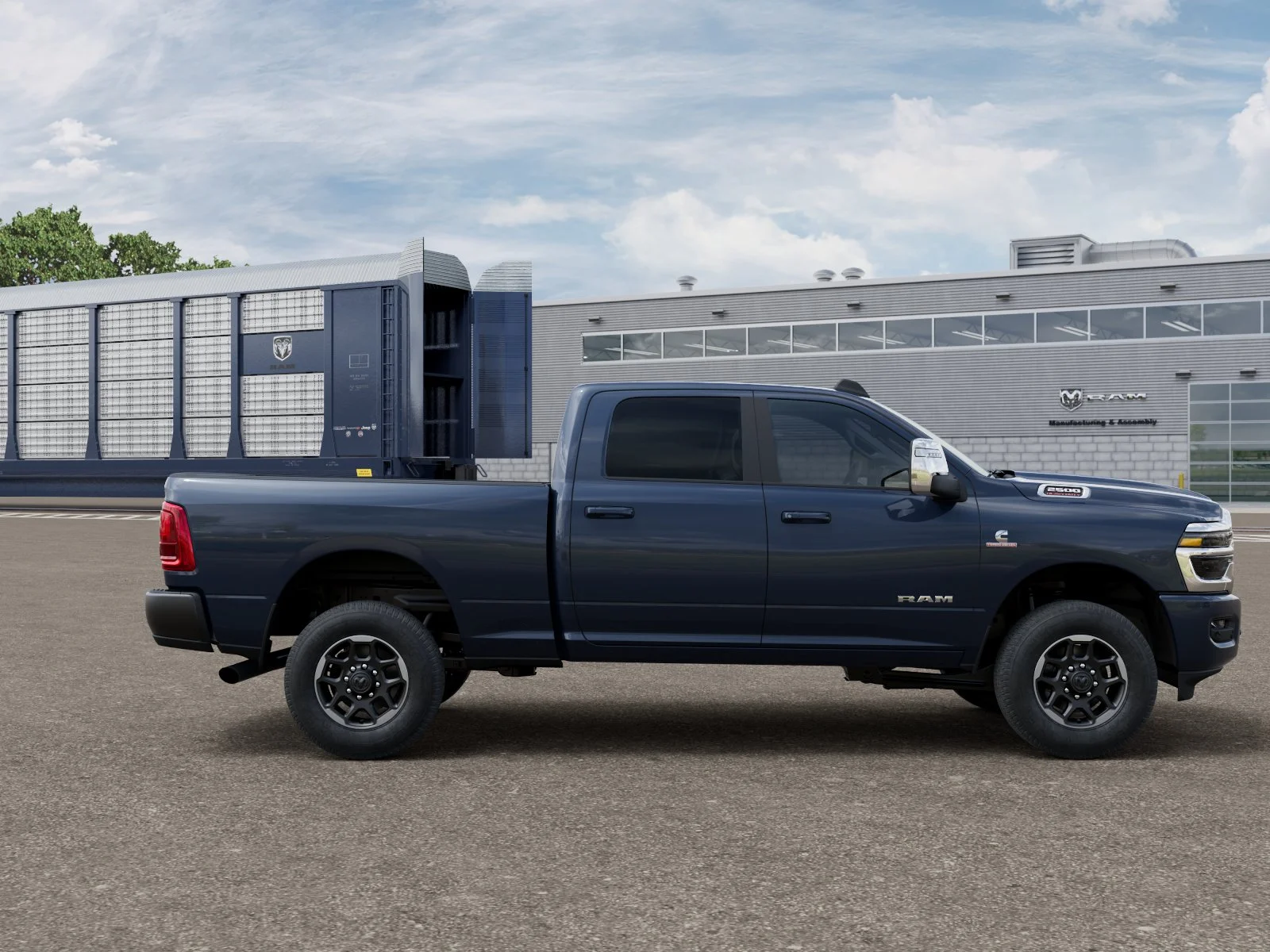 New 2026 Forged Blue Metallic Exterior Paint RAM LARAMIE image 12
