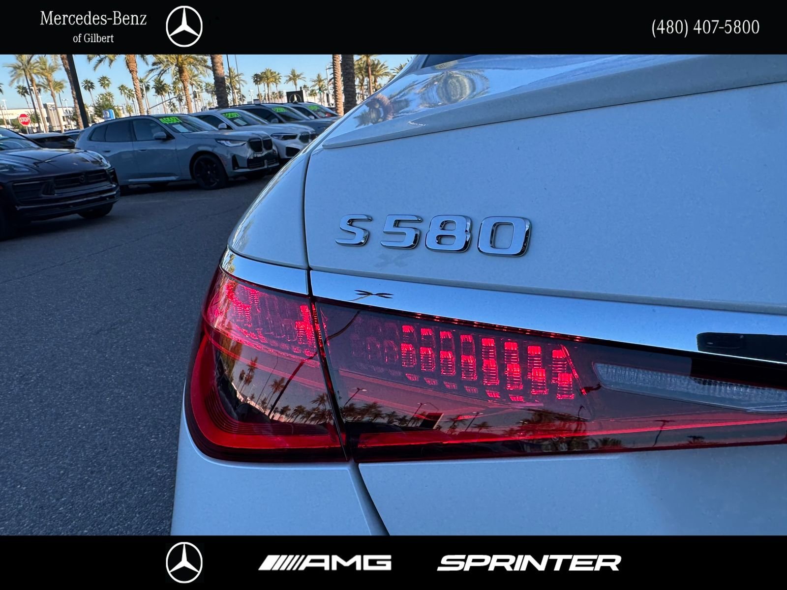 Certified Used 2026 White Mercedes-Benz S 580 image 6