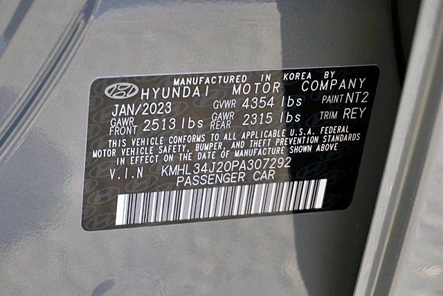 Used 2023 Gray Hyundai Limited image 34
