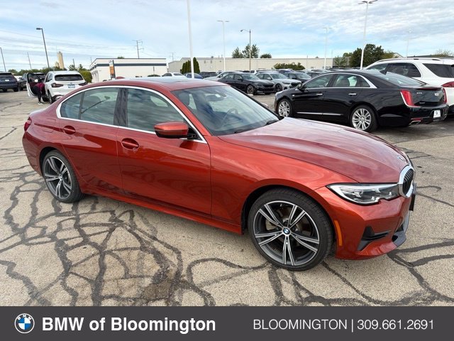 Used 2020 Sunset Orange Metallic BMW 330i xDrive image 1