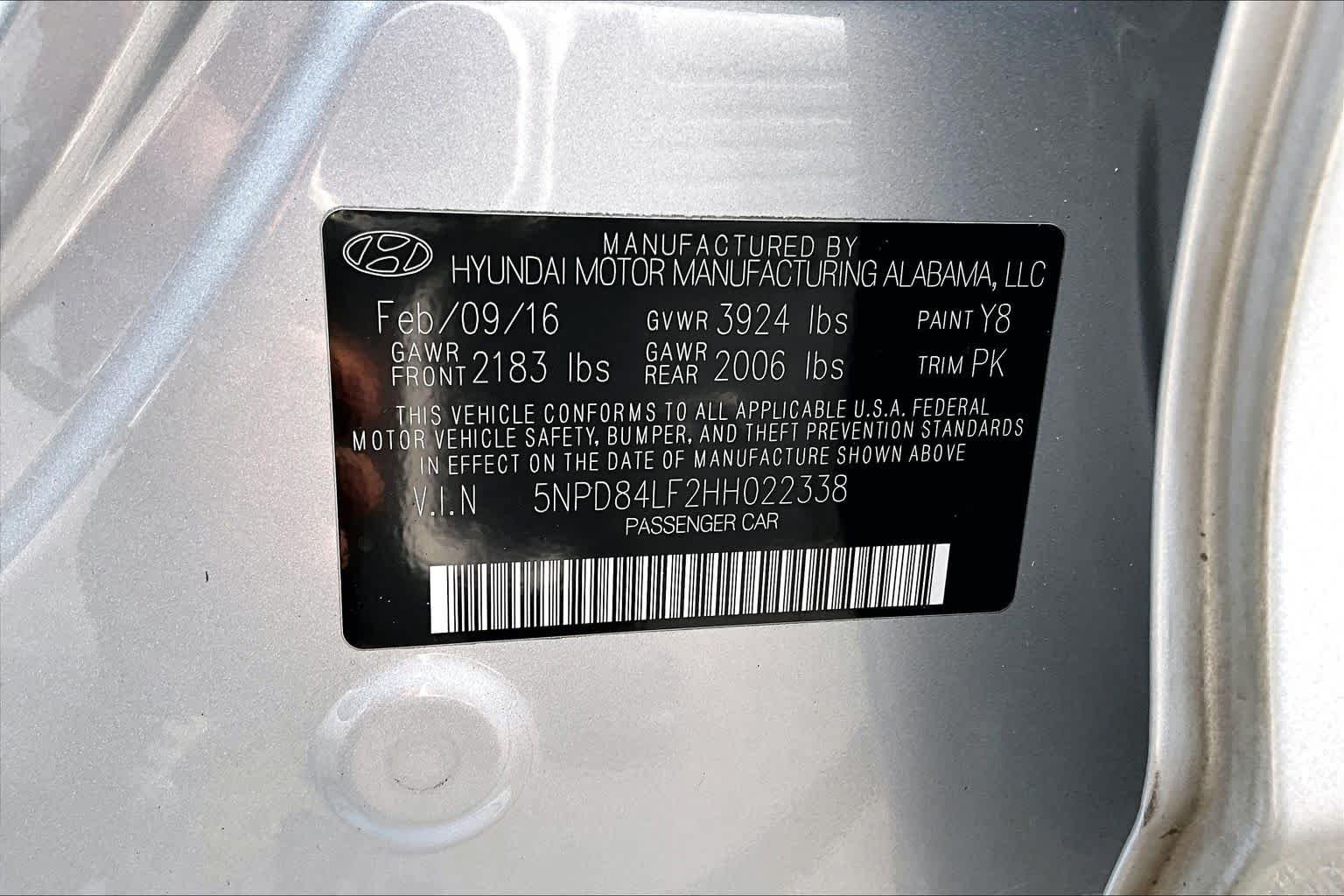 Used 2017 Symphony Silver Hyundai SE image 34