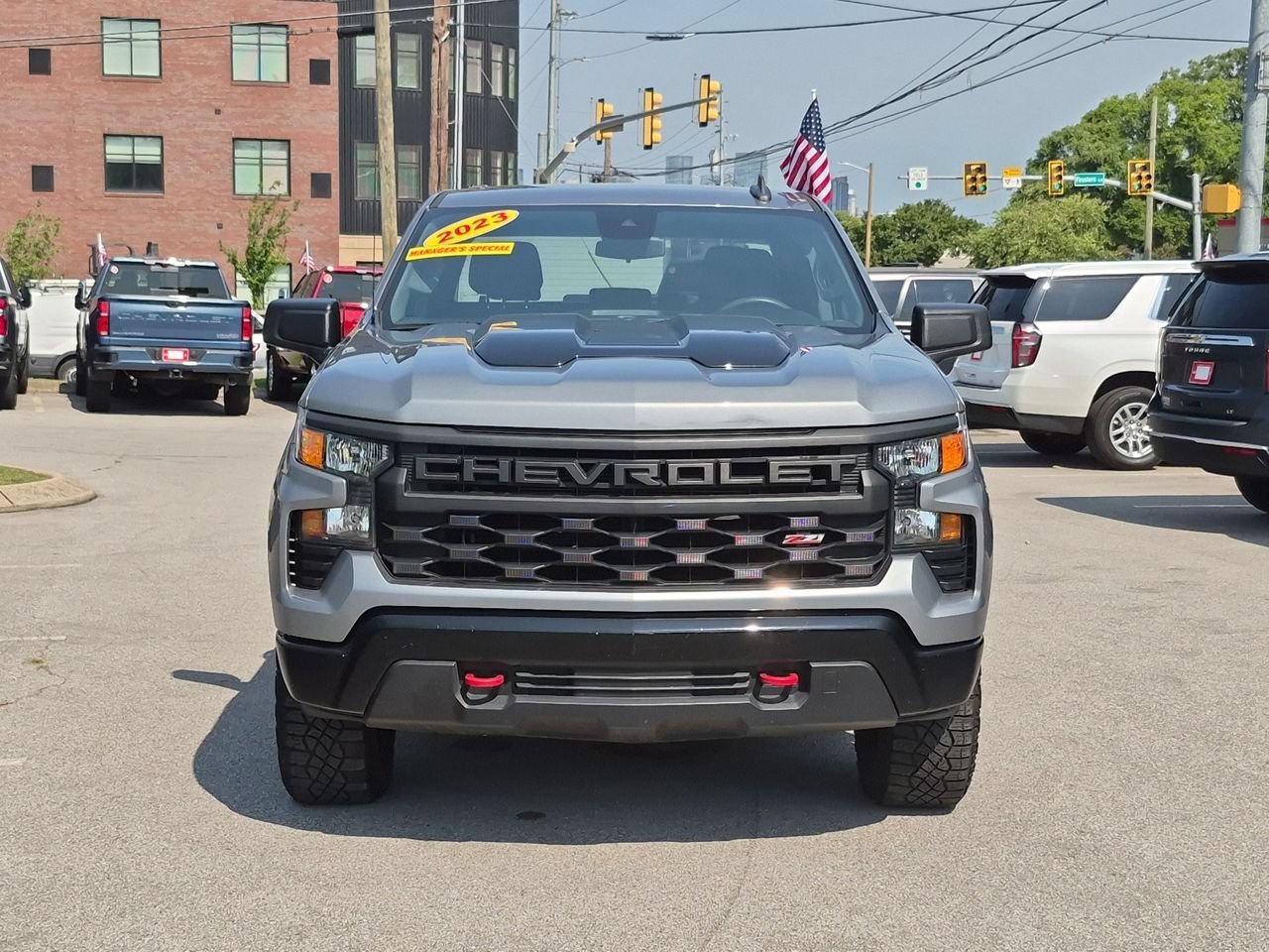 Used 2023 Sterling Gray Metallic Chevrolet Custom Trail Boss image 3