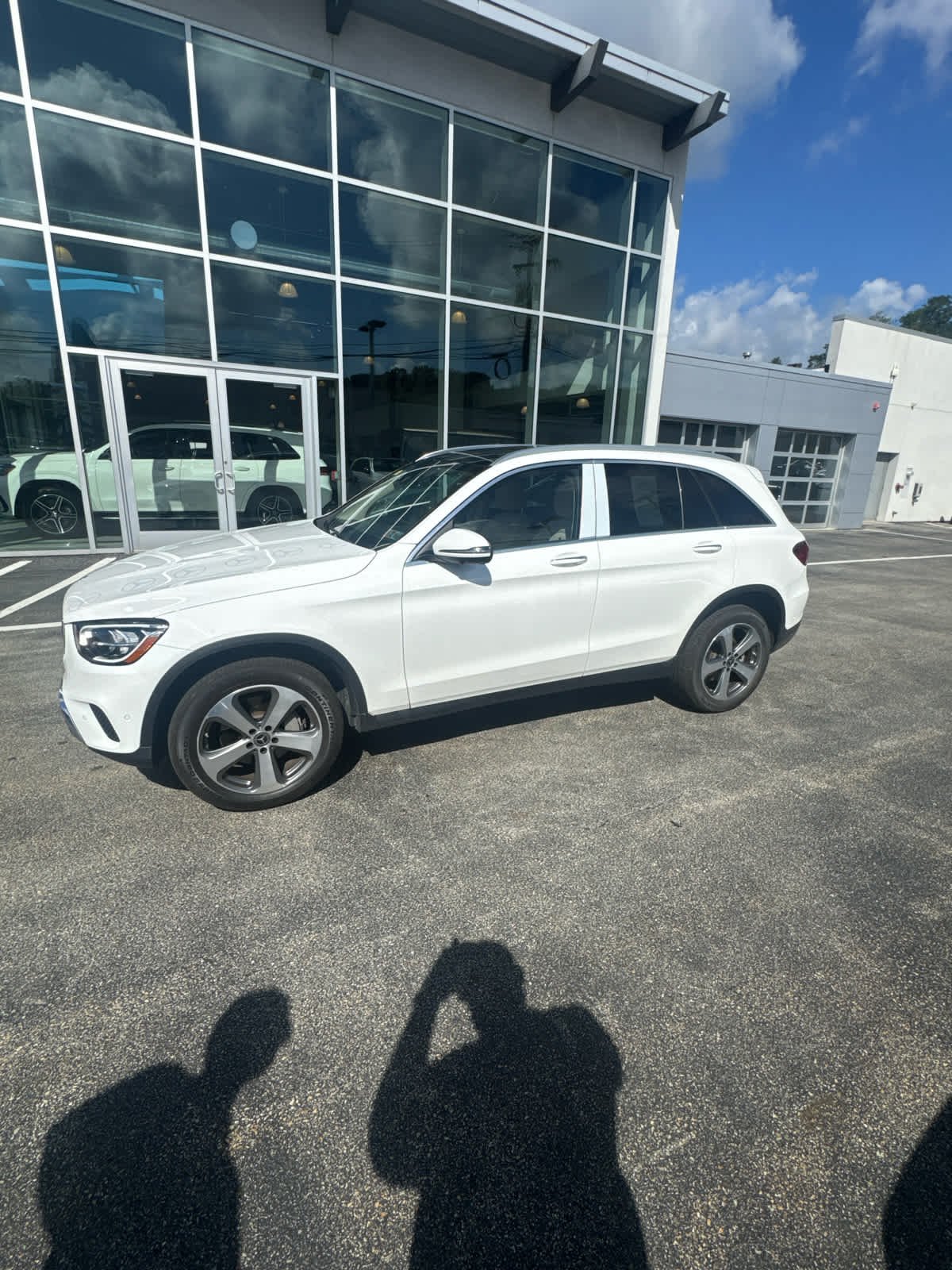 Certified Used 2021 Polar White Mercedes-Benz GLC 300 image 2