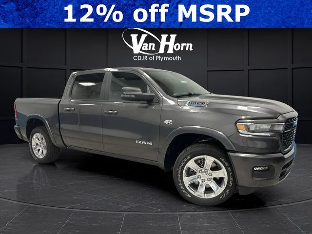 New 2026 Granite Crystal Metallic Clear-Coat Exterior Paint RAM Big Horn/Lone Star image 1