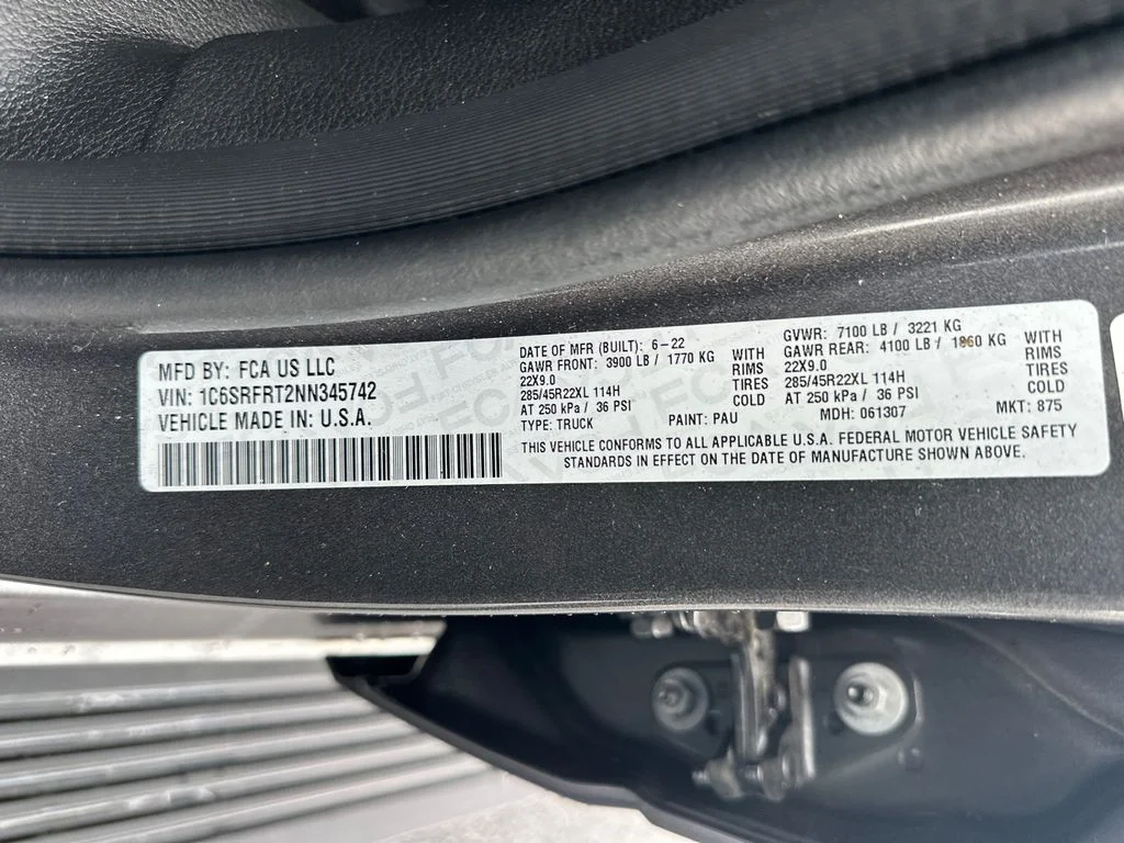 Used 2022 Gray Ram Laramie image 34