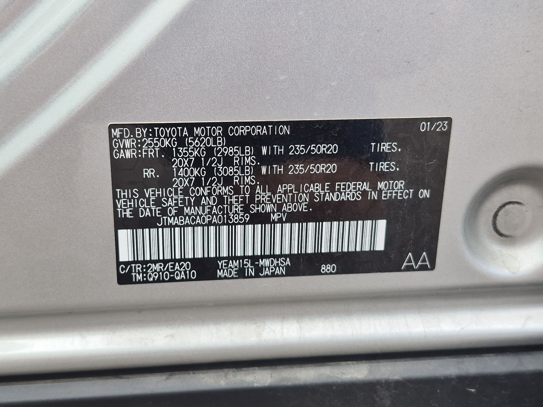 Used 2023 Silver Metallic Toyota XLE image 31