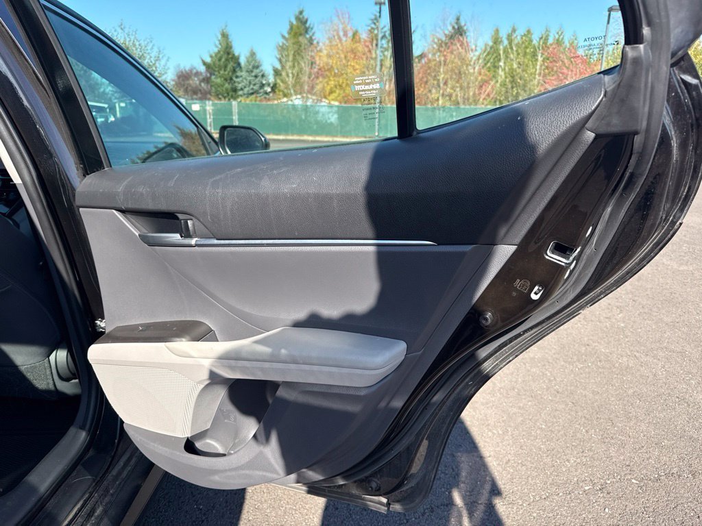 Used 2021 Midnight Black Metallic Toyota LE image 21