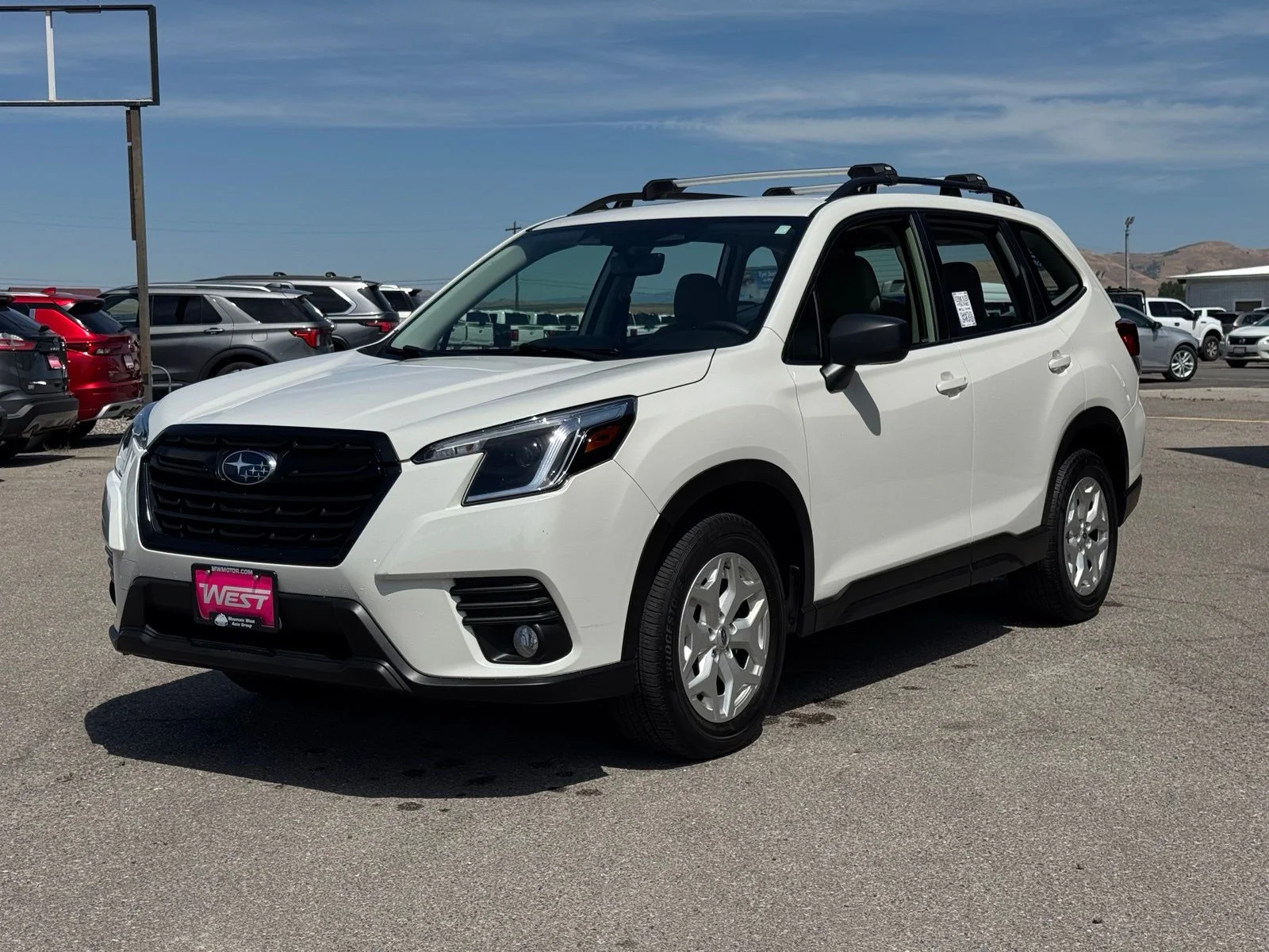 Used 2023 White Subaru Base image 11