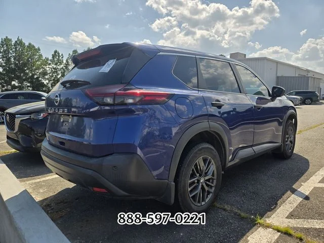 Used 2021 Caspian Blue Metallic NISSAN S image 4