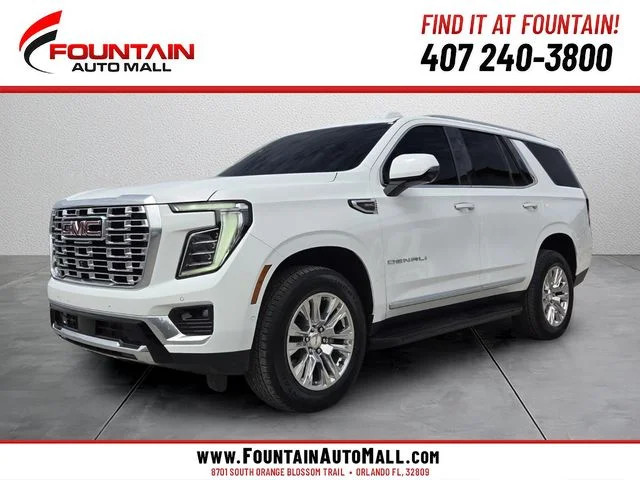 Used 2025 White GMC Denali image 1