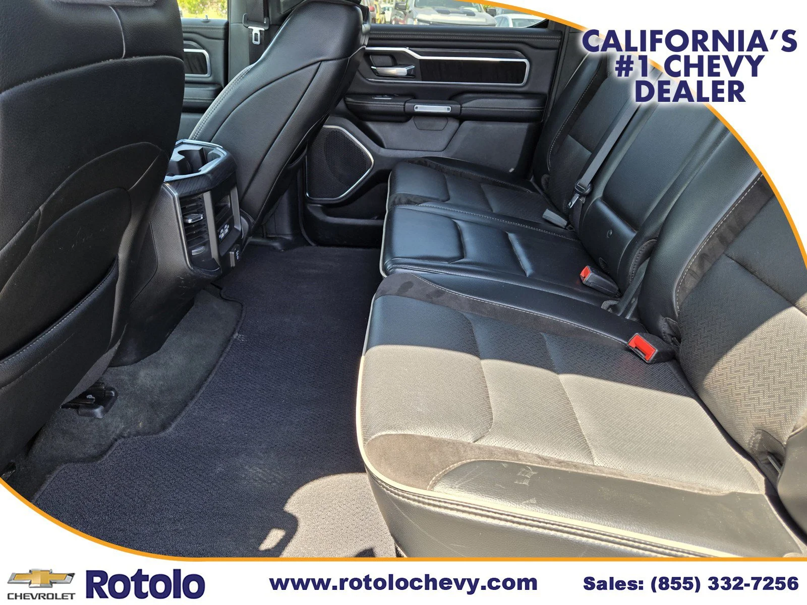 Used 2024 Diamond Black Crystal Pearlcoat Ram Laramie image 17