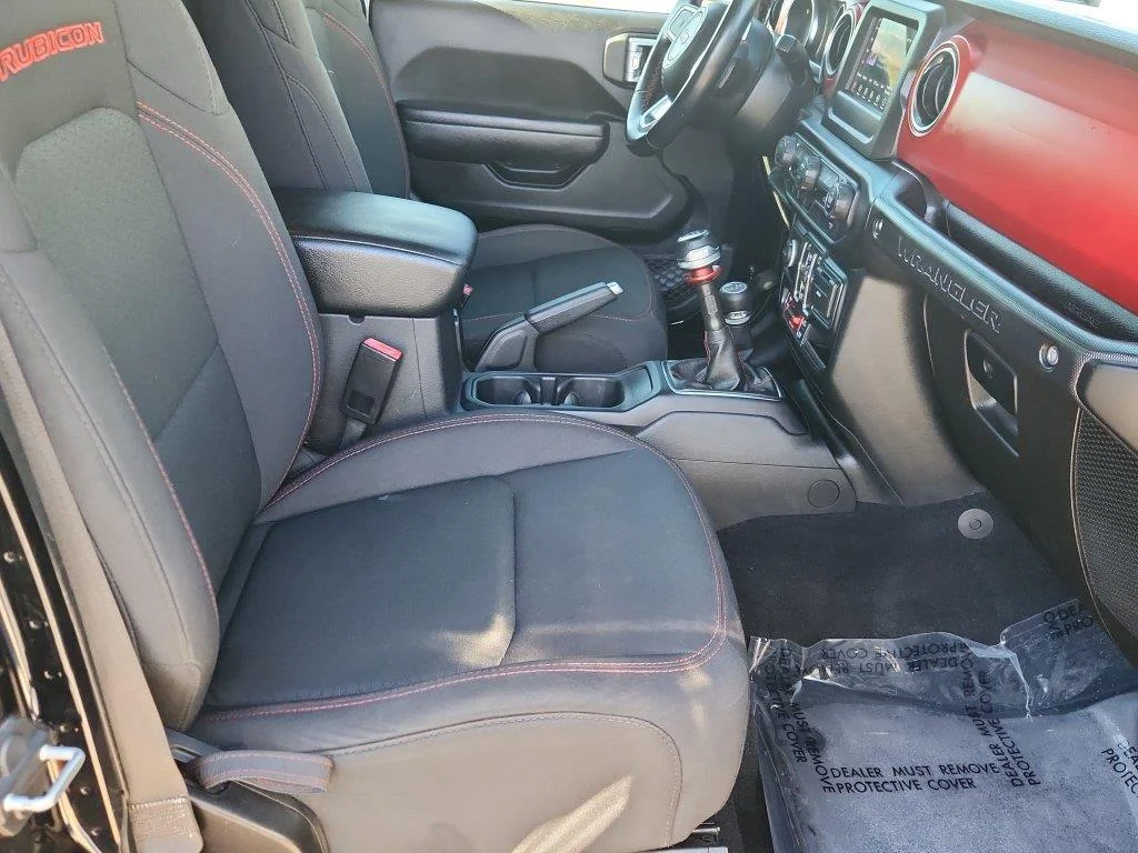 Used 2021 Black Clearcoat Jeep Unlimited Rubicon image 14