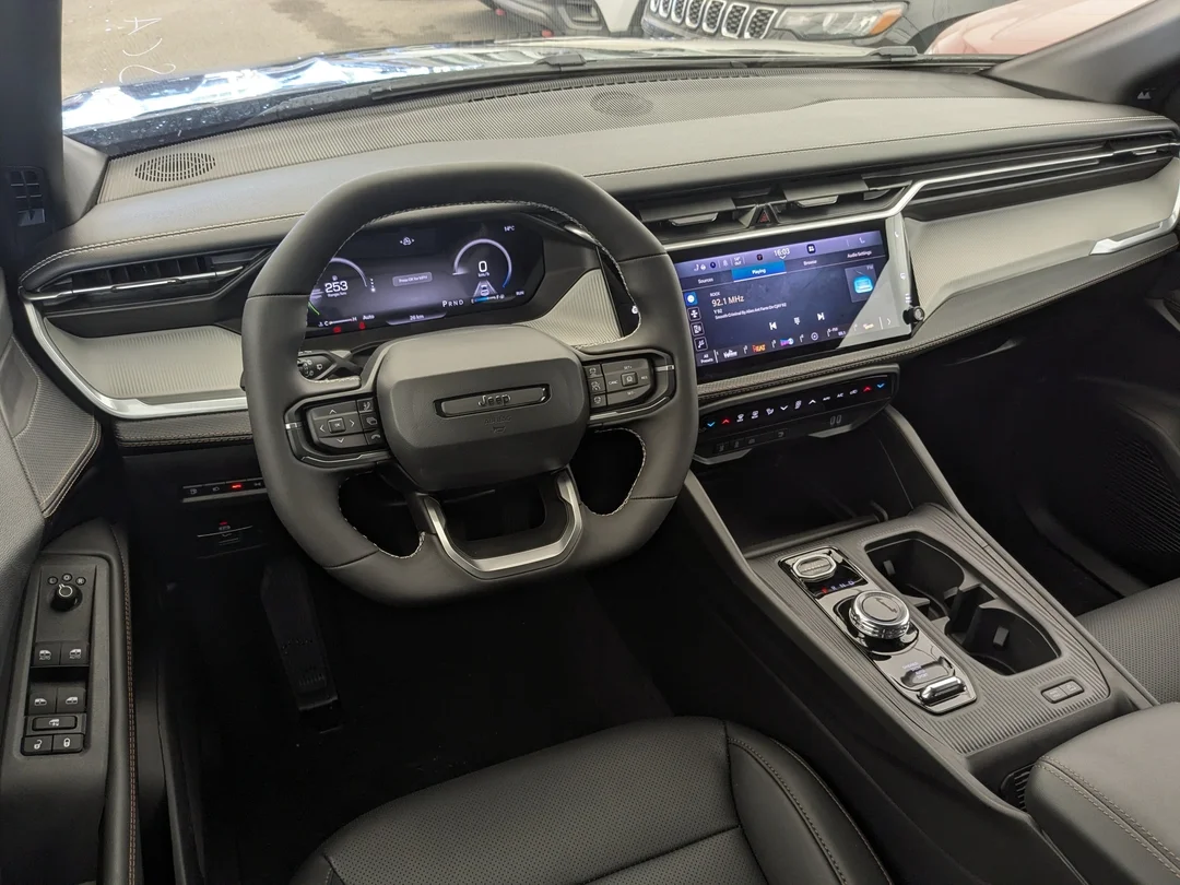 New 2026 Black Jeep Limited - - Panoramic Sunroof - Leatherette Seats - Power Liftgate - Wireless Charge & More! image 25