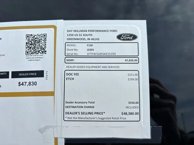 Certified Used 2025 Atlas Blue Metallic Ford XLT image 3