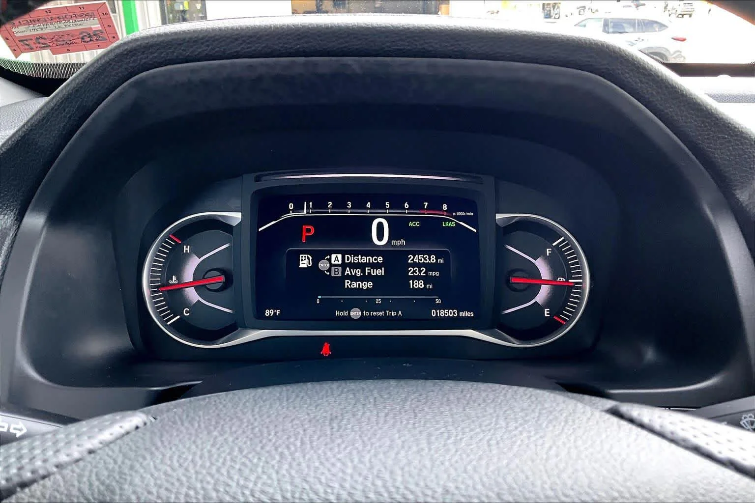 Used 2024 Radiant Red Metallic II Honda Black Edition image 26
