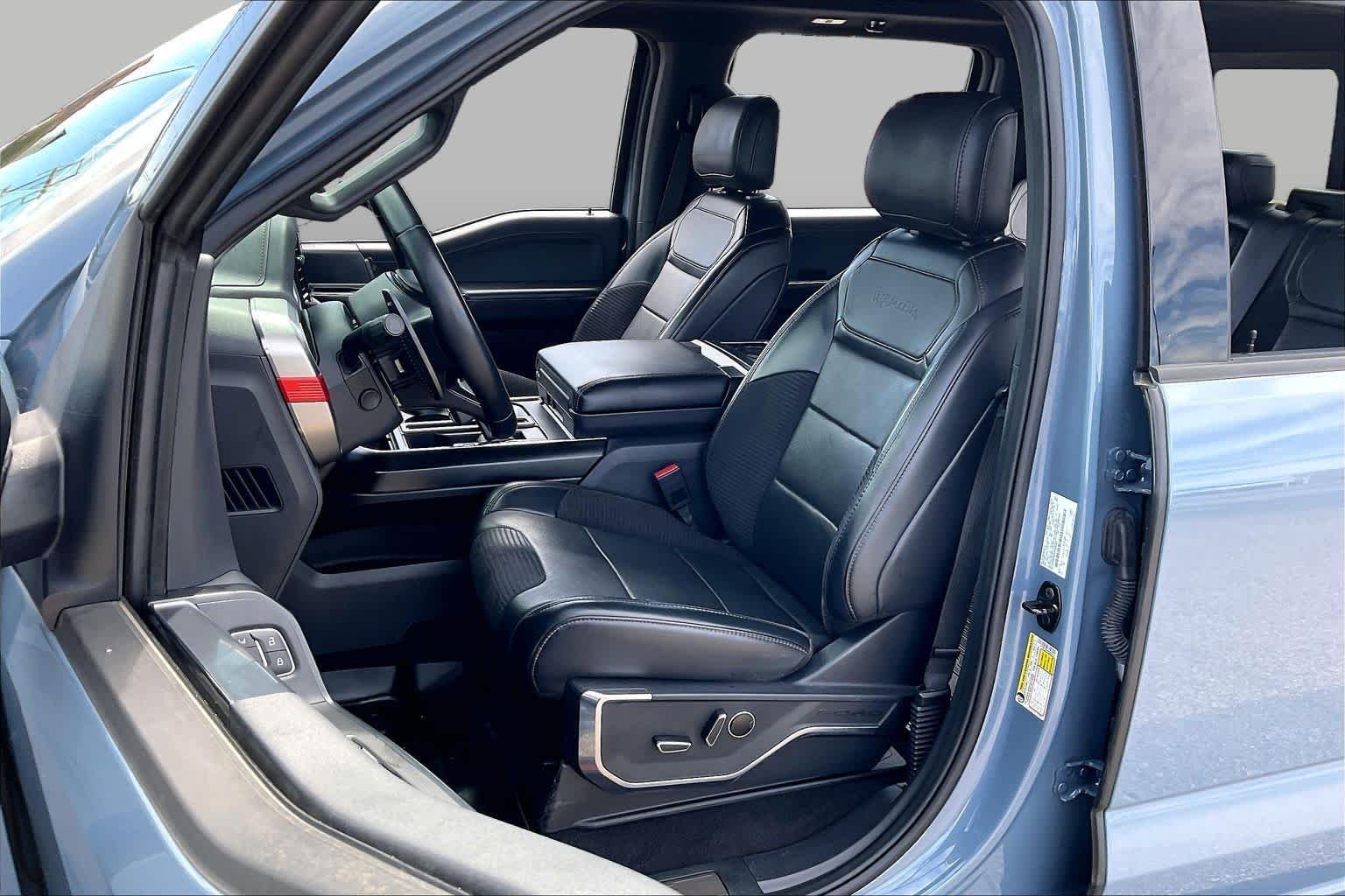 Used 2023 Azure Gray Metallic Tri-Coat Ford Raptor image 8