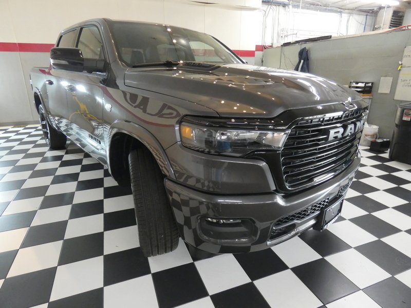 New 2026 Granite Crystal Metallic Clear-Coat Exterior Paint RAM Laramie Crew Cab 5