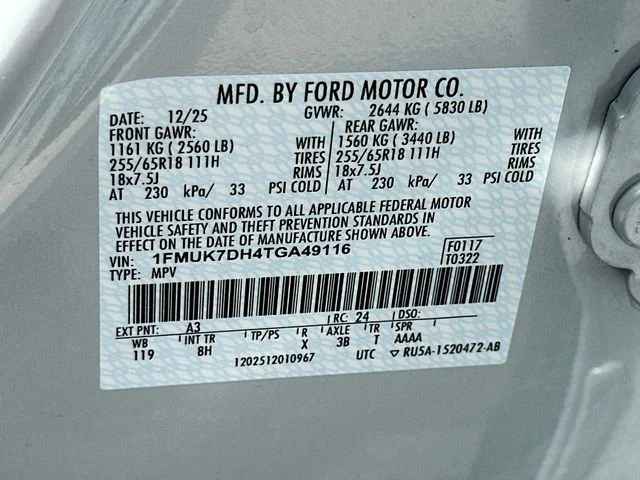 Certified Used 2026 White Ford Active image 30