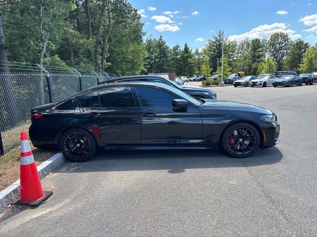 Certified Used 2023 Black Sapphire Metallic BMW M550i xDrive image 4