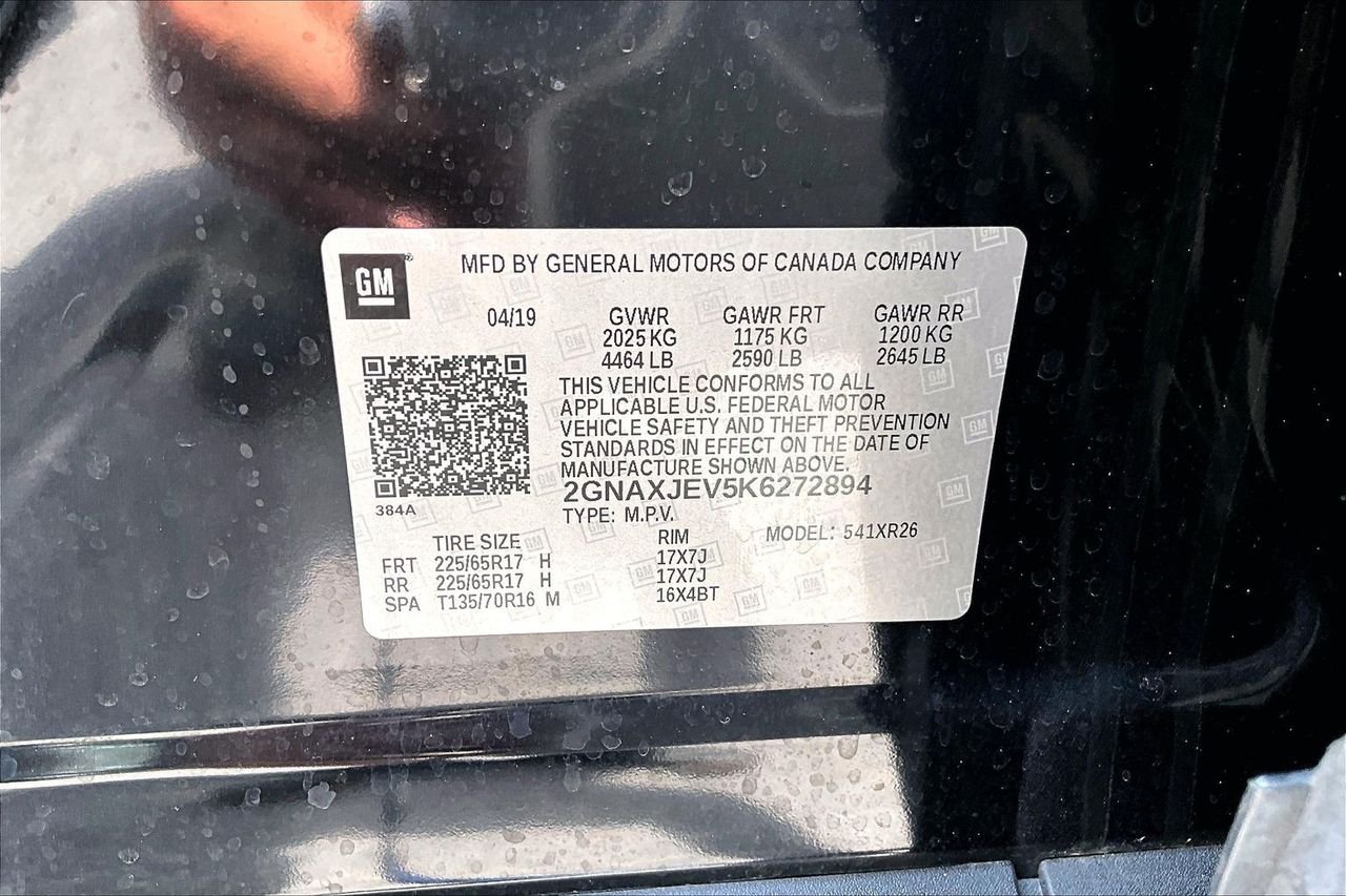 Used 2019 Black Chevrolet LT image 16