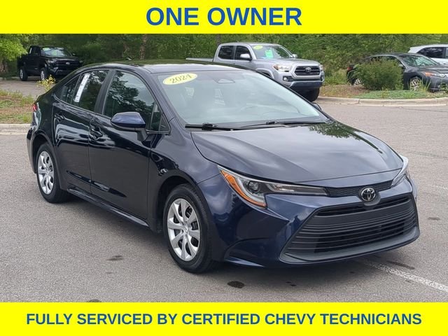 Used 2024 Blue Toyota LE image 3