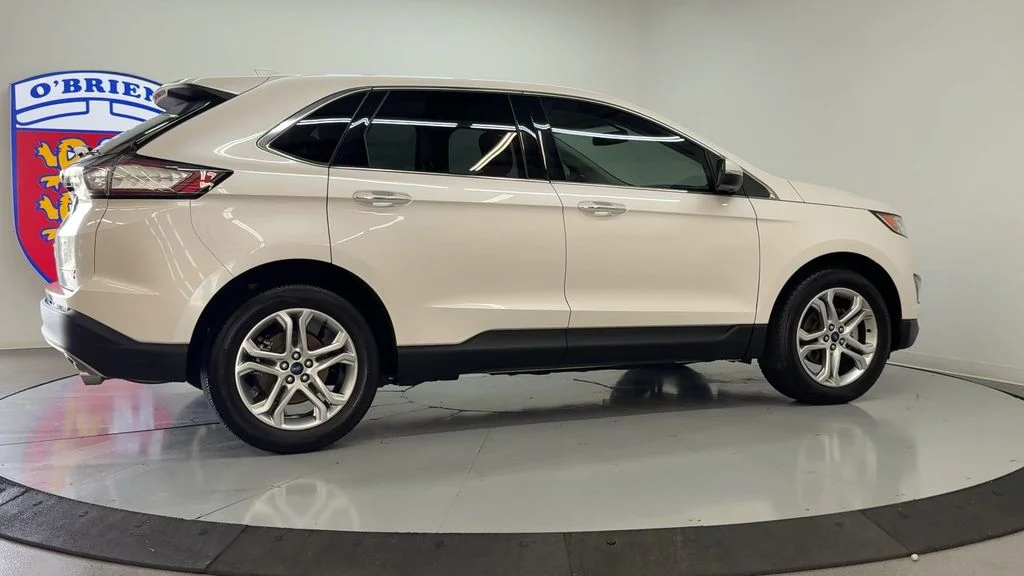 Used 2018 White Platinum Clearcoat Metallic Ford Titanium image 4
