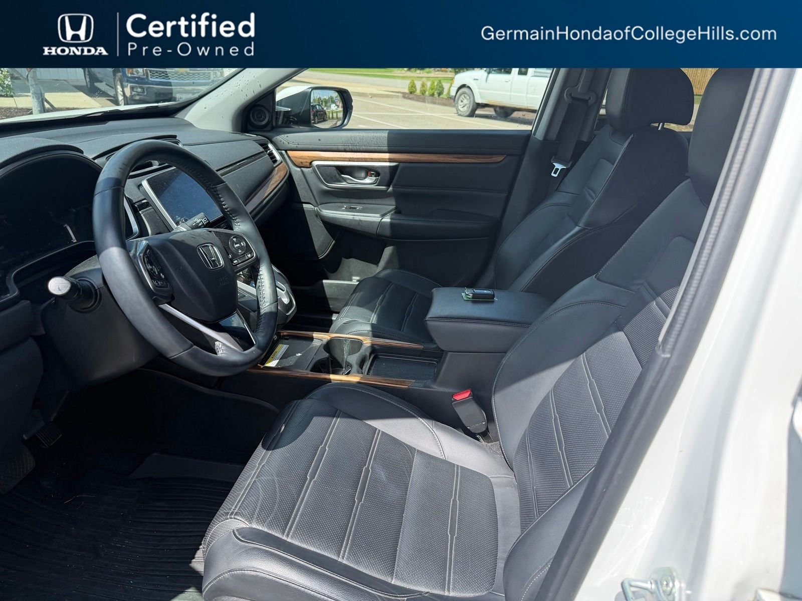 Certified Used 2021 Platinum White Pearl Honda AWD TOURING image 16