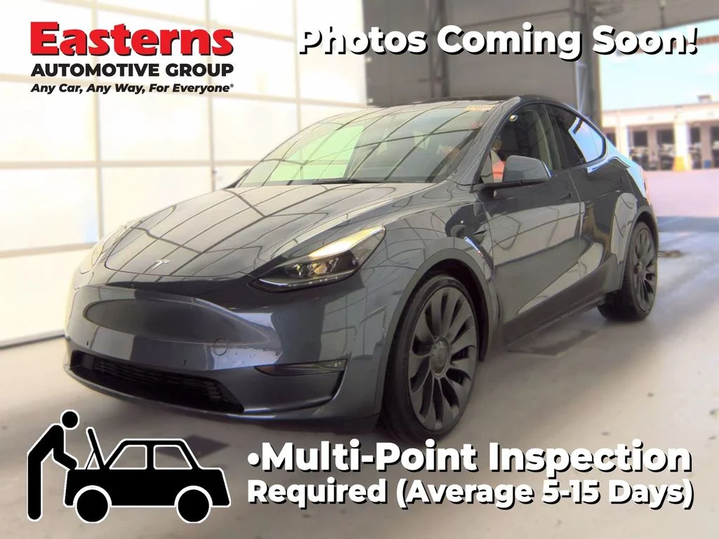 Used 2022 Gray Tesla Performance image 1