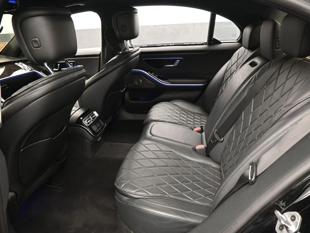 Used 2021 Obsidian Black/designo Diamon White Mercedes-Benz S 580 image 38