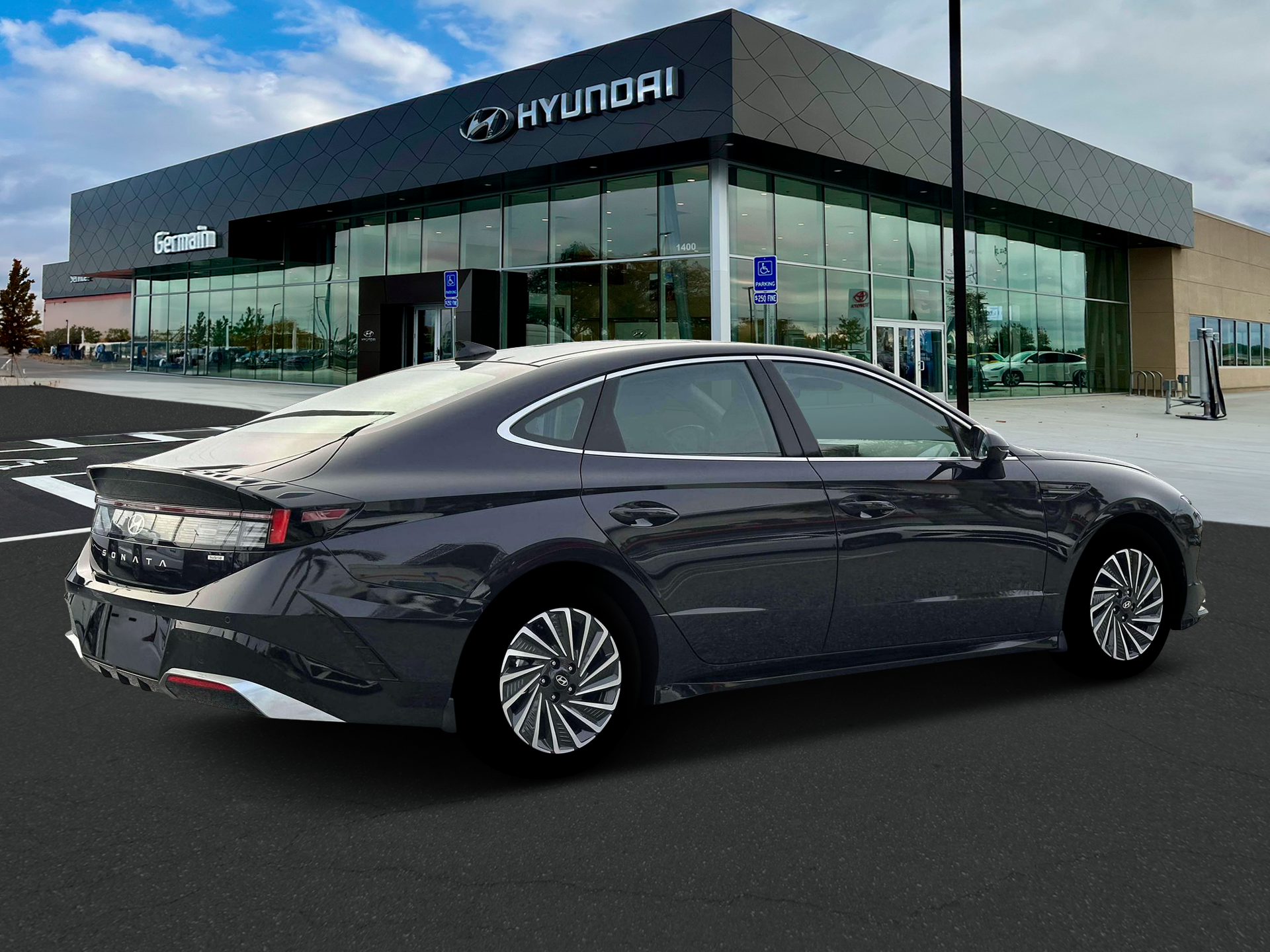 New 2026 Carbon Blue Hyundai Limited image 8