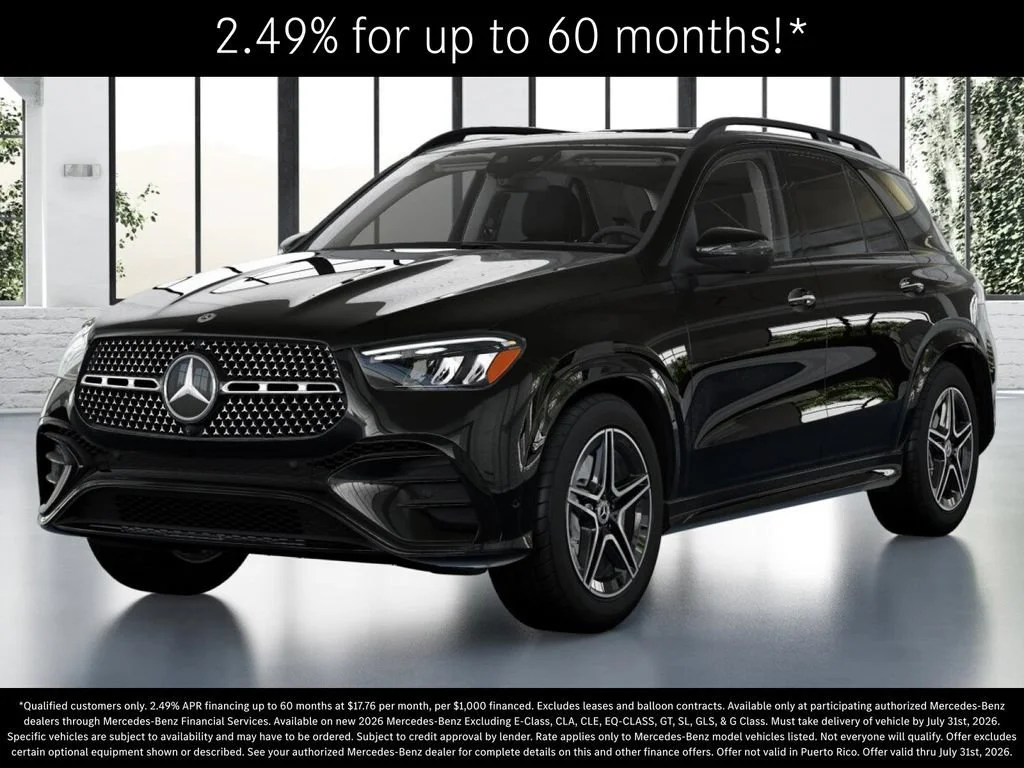 New 2026 Obsidian Black Metallic Mercedes-Benz GLE 350 image 43