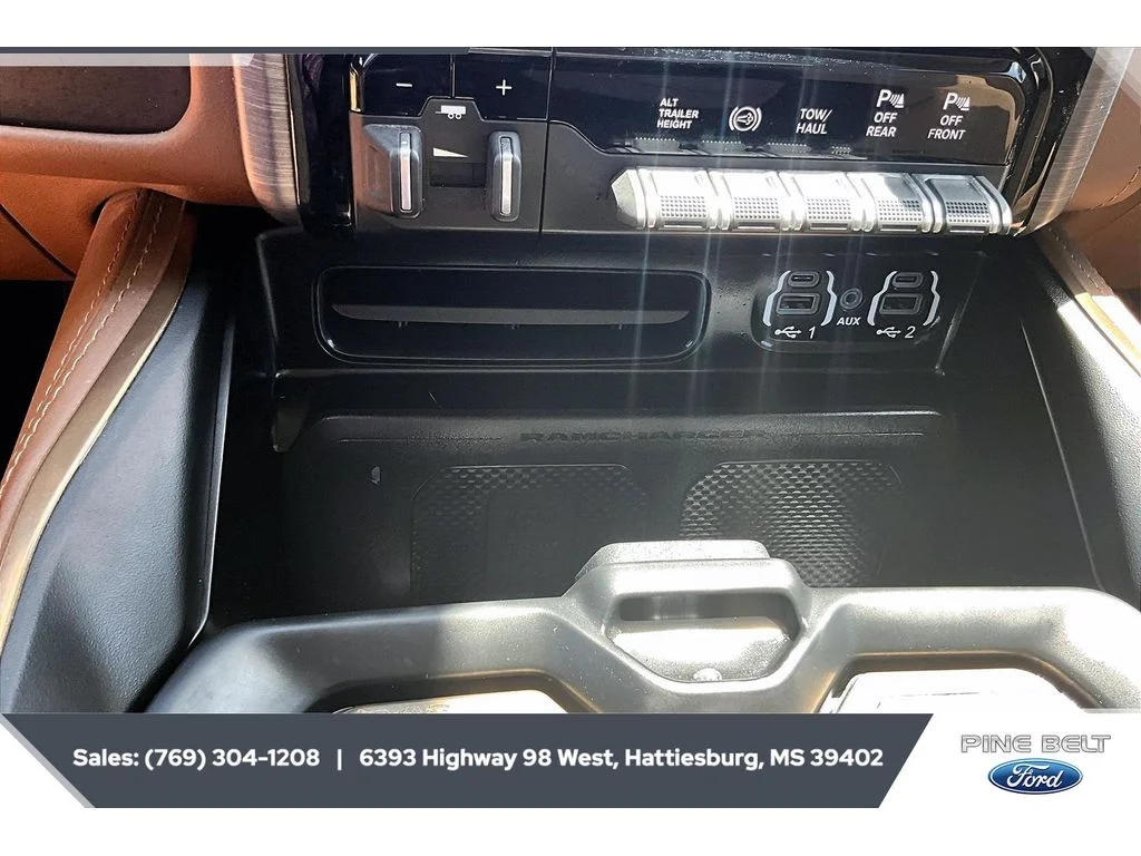 Used 2024 Granite Crystal Metallic Clearcoat Ram Longhorn image 23