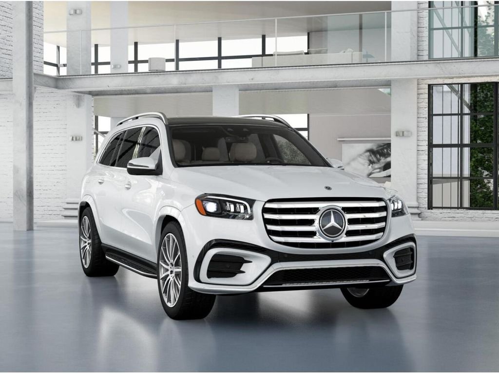 New 2026 MANUFAKTUR Moonlight White Metallic Mercedes-Benz GLS 450 image 9