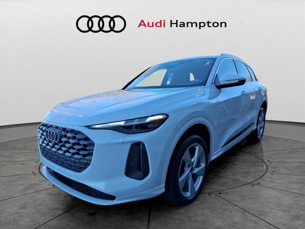 New 2025 Glacier White Metallic Audi Premium Plus image 1