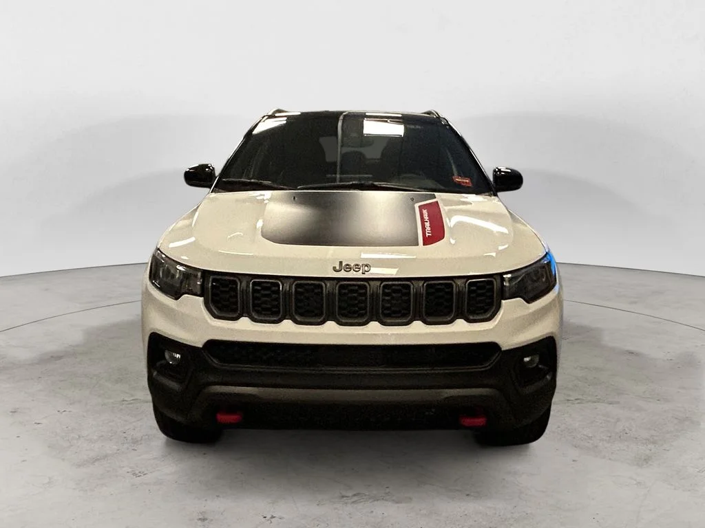 Used 2025 Bright White Jeep Trailhawk image 8