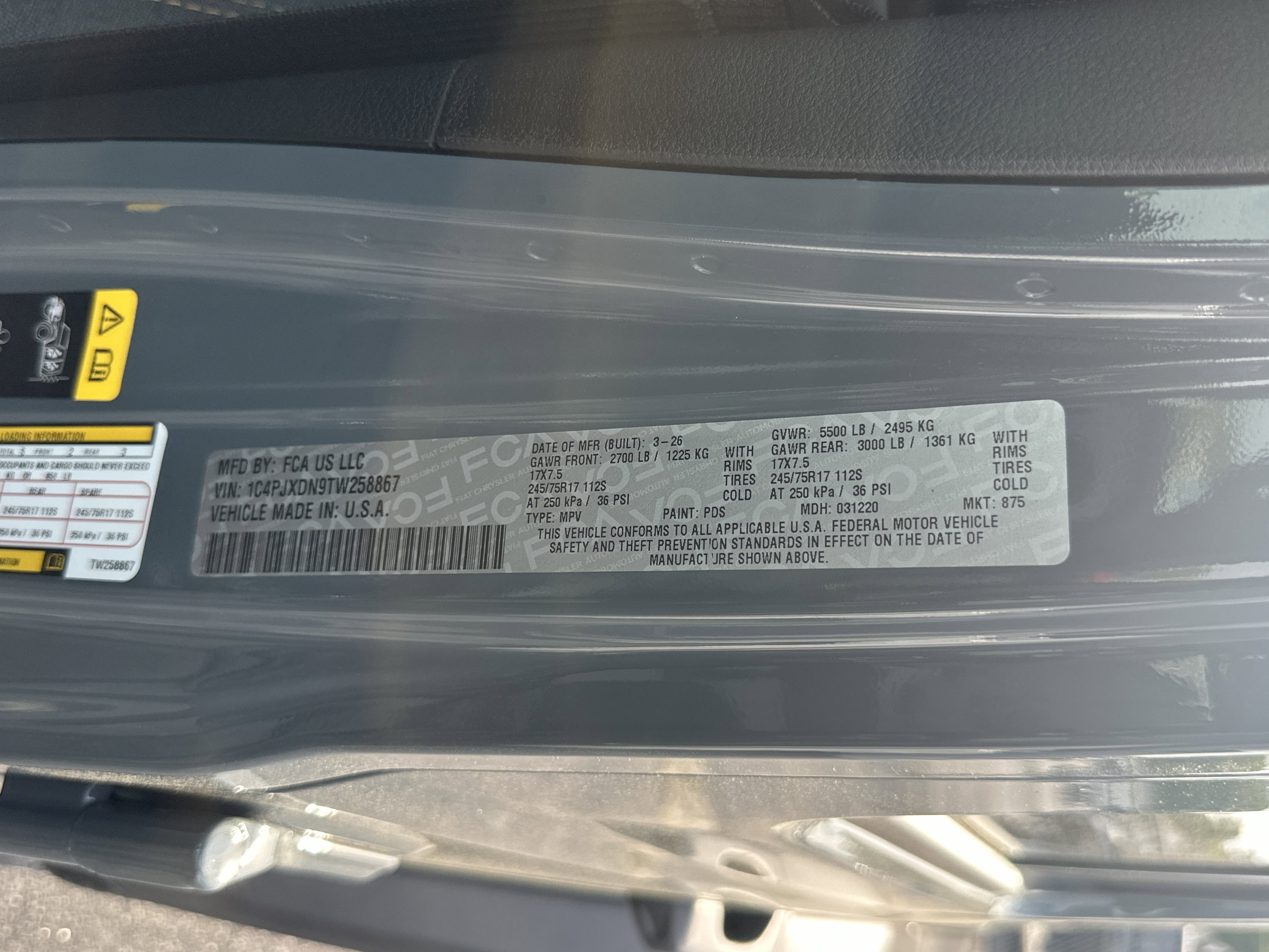 New 2026 Anvil Clearcoat Jeep Sport image 29