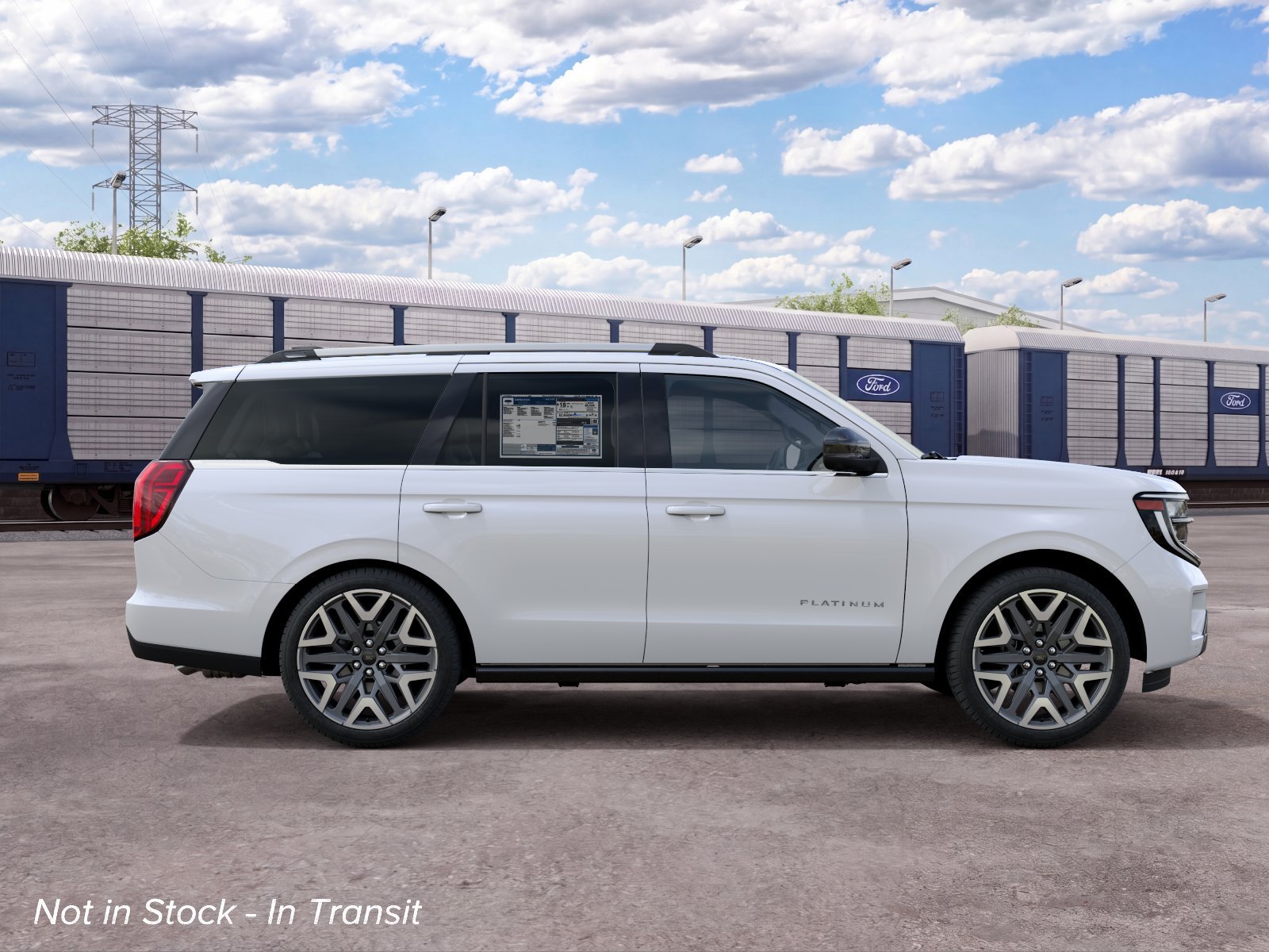 New 2027 Star White Metallic Tri-Coat Ford Platinum image 5