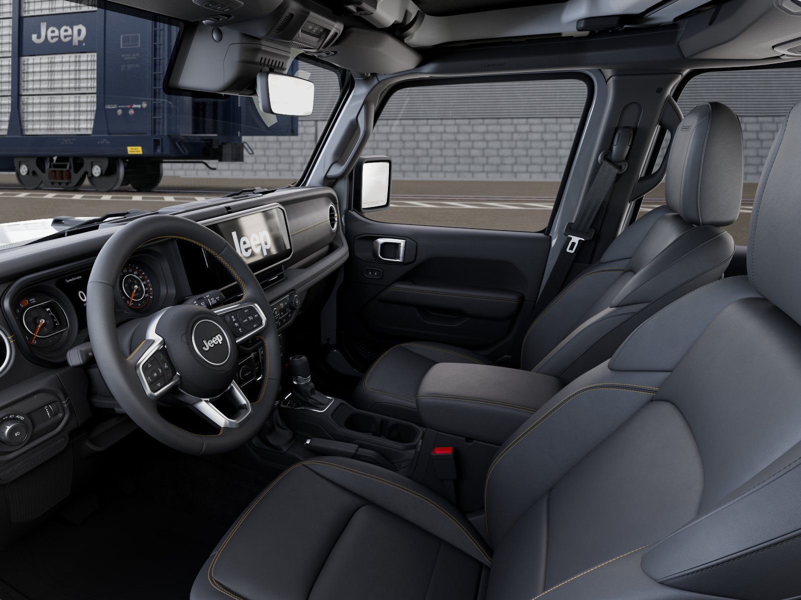 New 2026 Bright White Clear-Coat Exterior Paint Jeep Sahara image 22