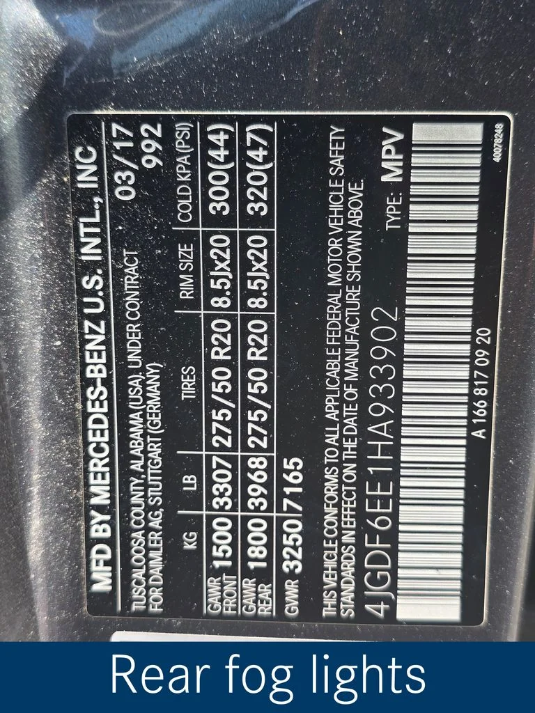 Certified Used 2017  Mercedes-Benz GLS 450 image 10