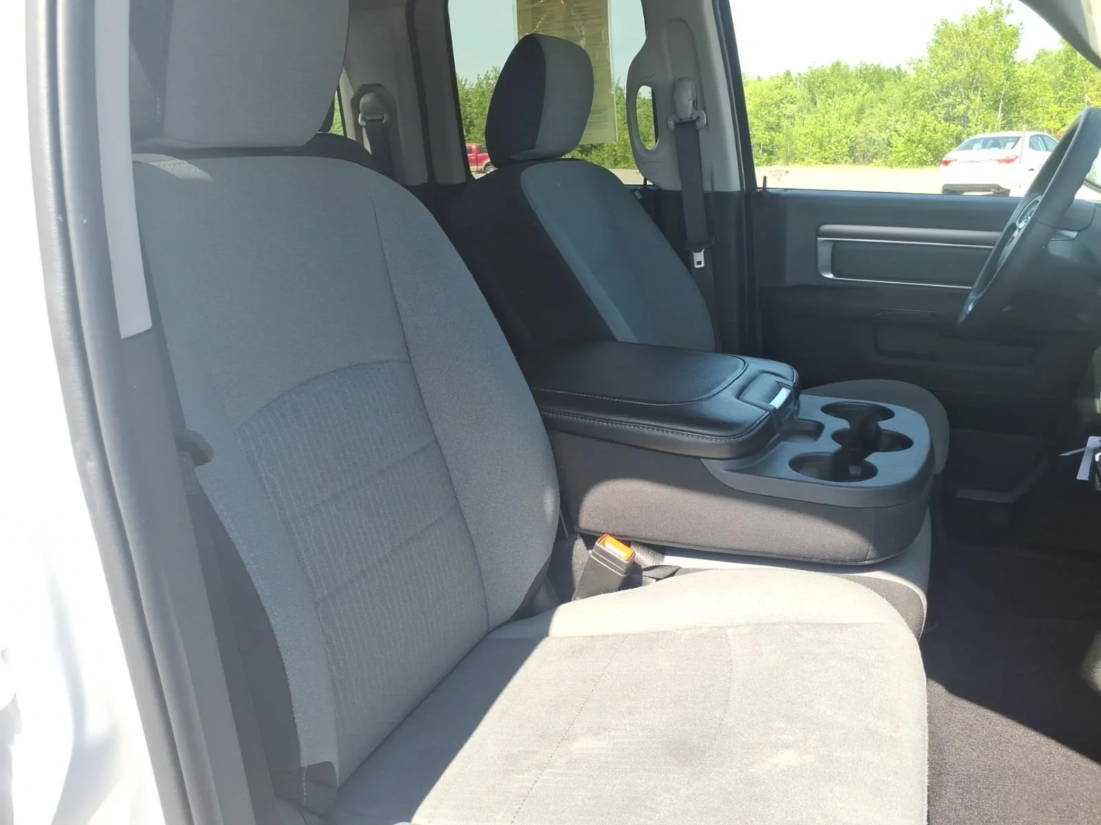 Used 2024 Bright White Clearcoat Ram SLT image 16