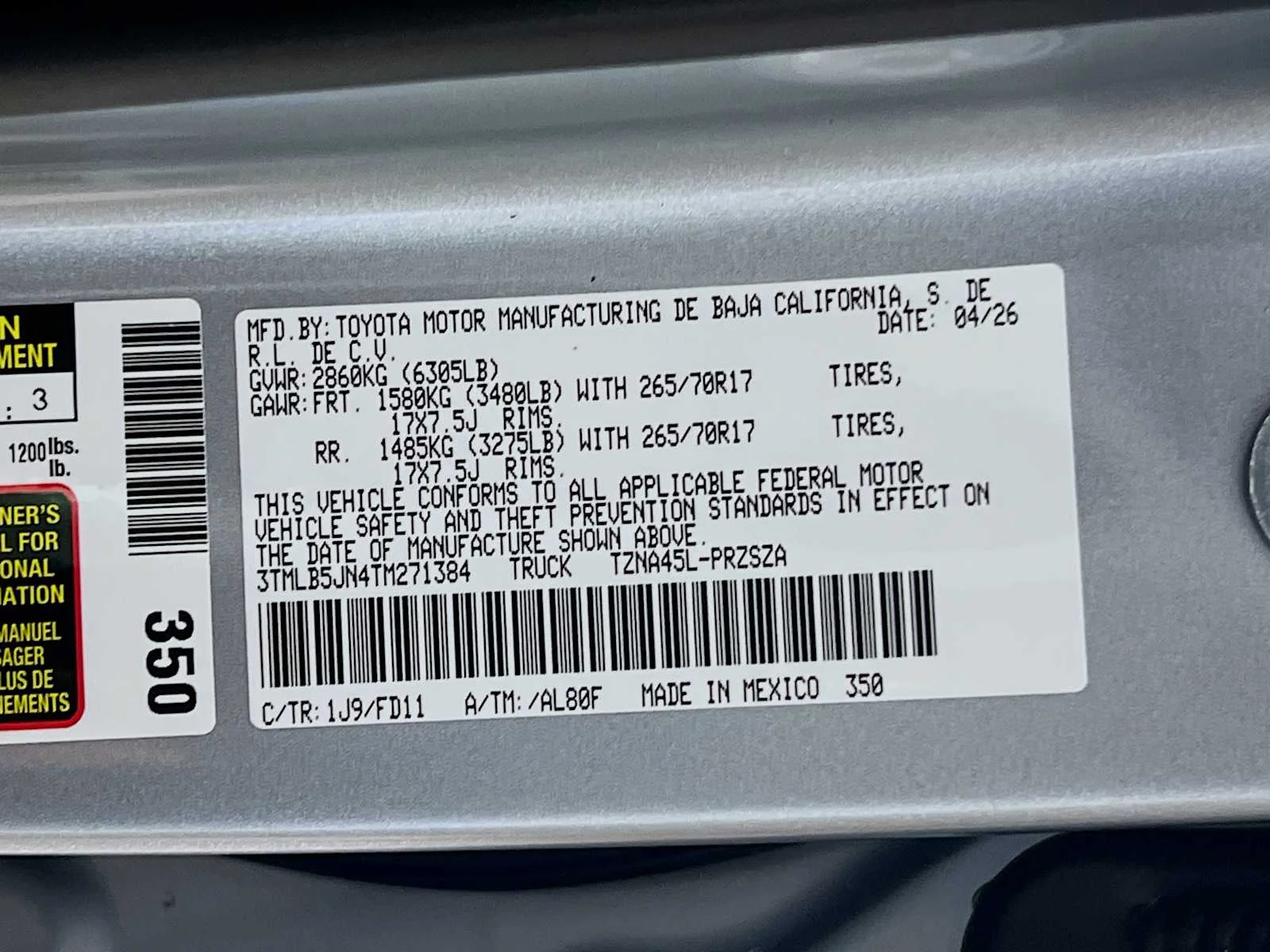 New 2026 Celestial Silver Metallic Toyota TRD Off-Road image 20