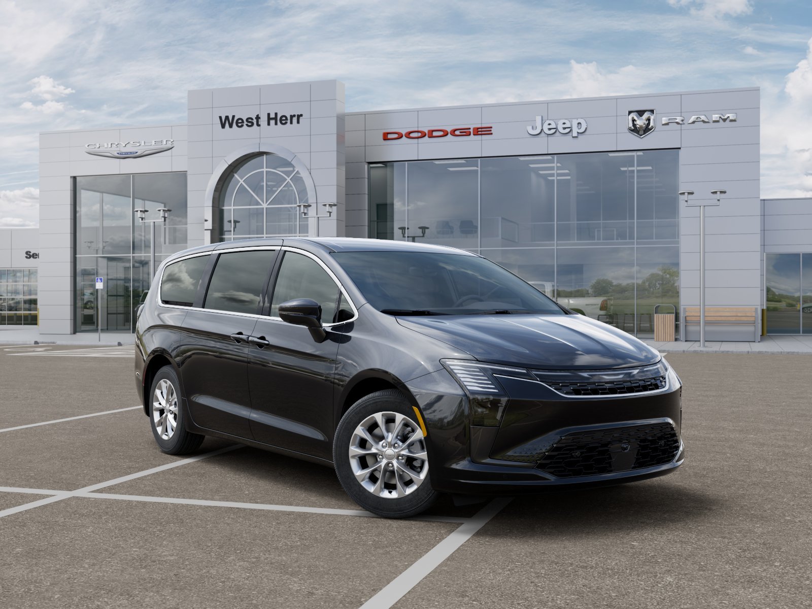 New 2027 Diamond Black Crystal Pearl-Coat Exterior Paint Chrysler Select image 5